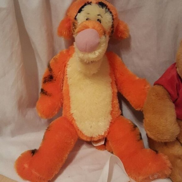 Disney Winnie the Pooh 12" and Tigger 17:‎ LN Condition Stuffed Animals - Picture 3 of 4